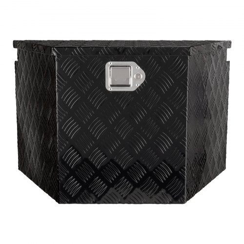 Trailer Tongue Box Aluminum Alloy Diamond Plate Tongue Box Tool Chest