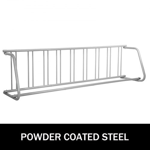 111 Length Floor Bike Rack 9 Holders AllSteel Grid Bike Rack