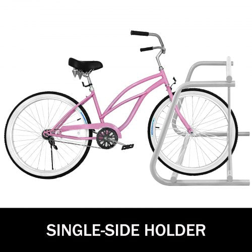 111 Length Floor Bike Rack 9 Holders AllSteel Grid Bike Rack