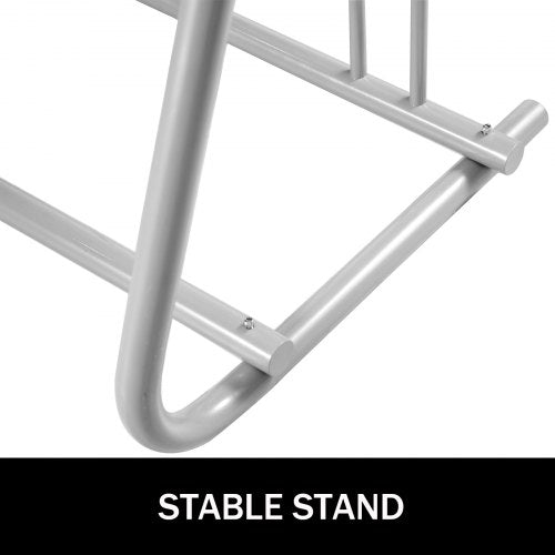 111 Length Floor Bike Rack 9 Holders AllSteel Grid Bike Rack