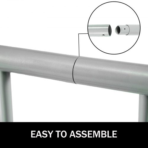 111 Length Floor Bike Rack 9 Holders AllSteel Grid Bike Rack