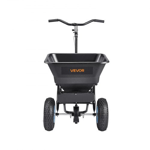 Broadcast Spreader 100LBS4Capacity WalkBehind Push Spreader98ft