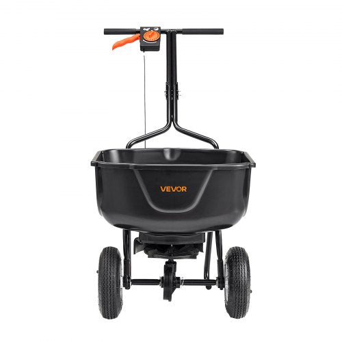 Broadcast Spreader 60LBS Capacity WalkBehind Push Spreader9.8 ft