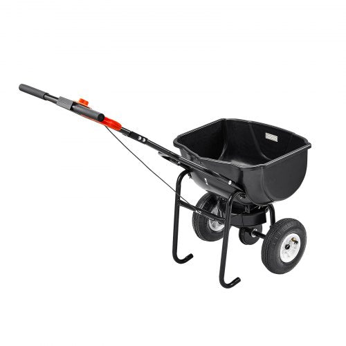 Broadcast Spreader 60LBS Capacity WalkBehind Push Spreader9.8 ft