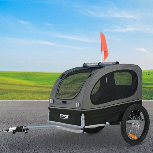 Dog Bike Trailer Supports up to 88 lbs Pet Cart Bicycle Carrier Easy