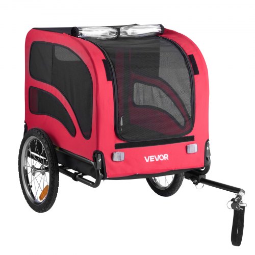 Dog Bike Trailer Supports up to 100 lbs Pet Cart Bicycle Carrier for Small