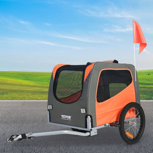Dog Bike Trailer Supports up to 66 lbs Pet Cart Bicycle Carrier Easy