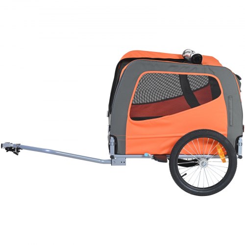 Dog Bike Trailer Supports up to 66 lbs Pet Cart Bicycle Carrier Easy