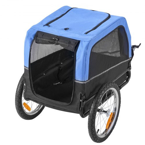 Dog Bike Trailer Supports up to 66 lbs Pet Cart Bicycle Carrier for Small