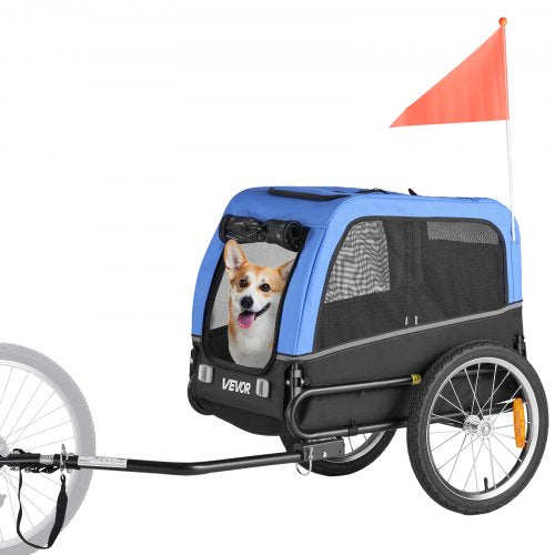 Dog Bike Trailer Supports up to 66 lbs Pet Cart Bicycle Carrier for Small