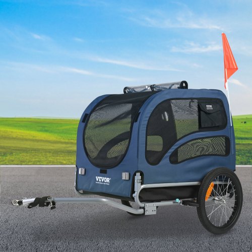Dog Bike Trailer Supports up to 100 lbs Pet Cart Bicycle Carrier Easy