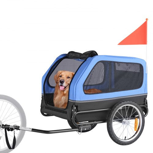 Dog Bike Trailer Supports up to 88 lbs Pet Cart Bicycle Carrier for Small