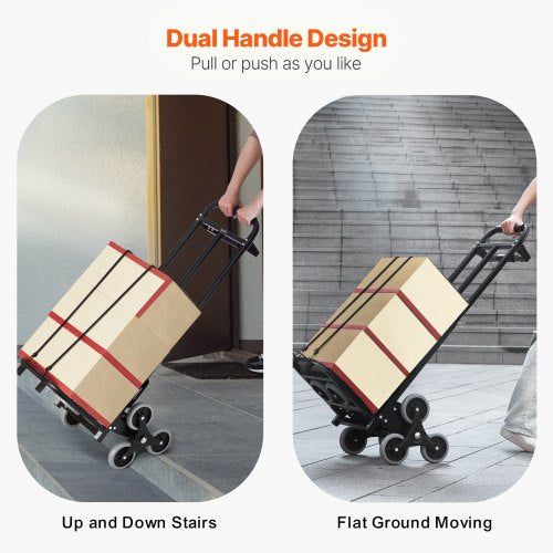 Stair Climbing Cart 460 lbs Capacity Stair Climber Hand Truck and Dolly