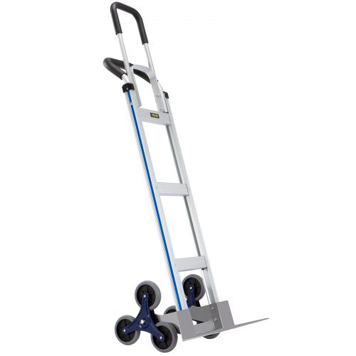 Stair Climbing Cart 550 lbs Load Capacity Aluminum Hand Truck Dolly with Dual