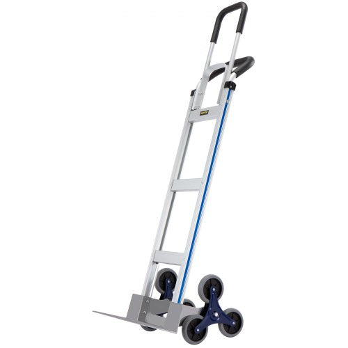 Stair Climbing Cart 550 lbs Load Capacity Aluminum Hand Truck Dolly with Dual