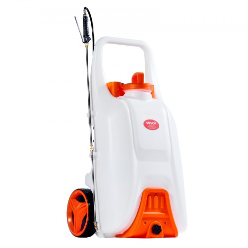 BatteryPowered Sprayer with Wheeled Cart 13.1 Gallons Electric Weed