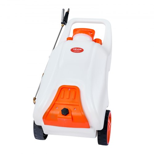 BatteryPowered Sprayer with Wheeled Cart 13.1 Gallons Electric Weed