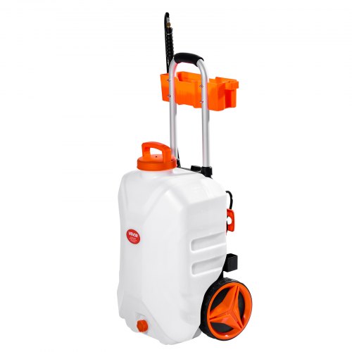 BatteryPowered Sprayer with Wheeled Cart 10 Gallons Electric Weed Sprayer