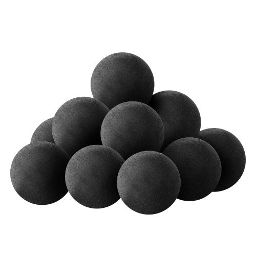 Ceramic Fire Balls 3 Inch 15 Pcs Round Fire Stones Reusable Lava Rocks