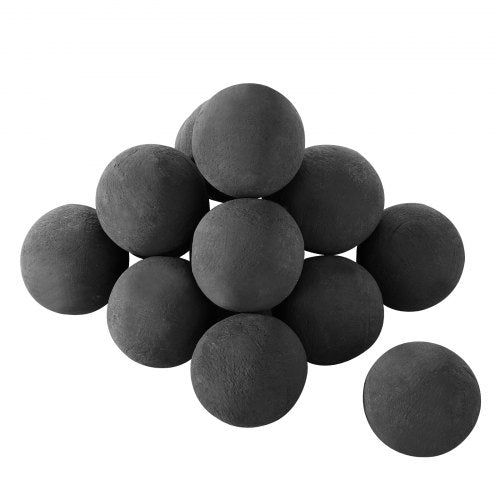 Ceramic Fire Balls 3 Inch 15 Pcs Round Fire Stones Reusable Lava Rocks