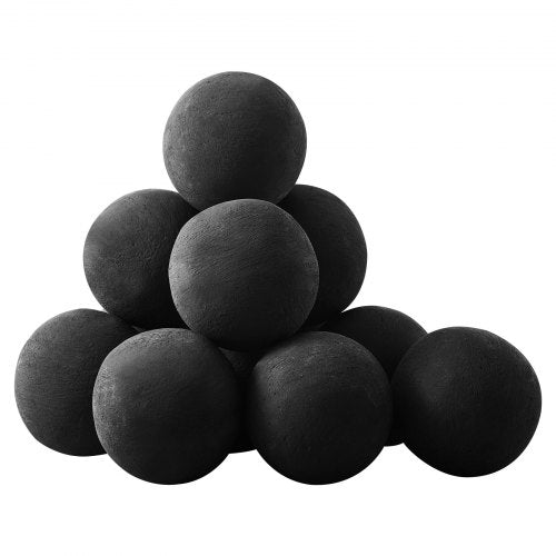 Ceramic Fire Balls 4 Inch 12 Pcs Round Fire Stones Reusable Lava Rocks