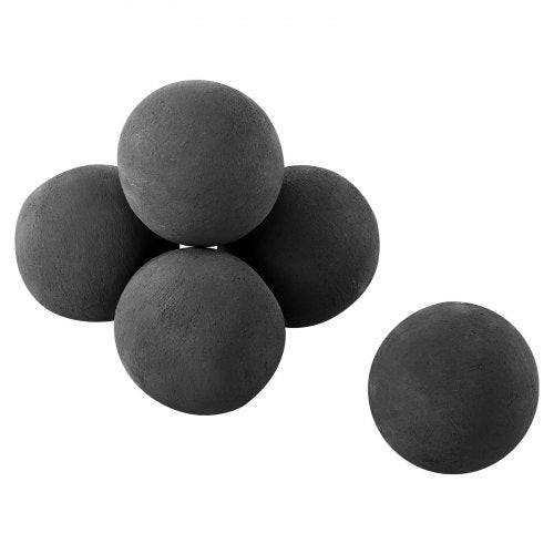 Ceramic Fire Balls 5 Inch 6 Pcs Round Fire Stones Reusable Lava Rocks