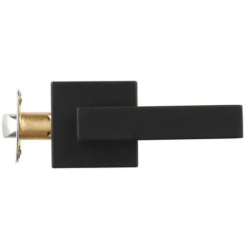 Passage Door Handle 5 Pack Matte Black Door Lever Left or Right Handing