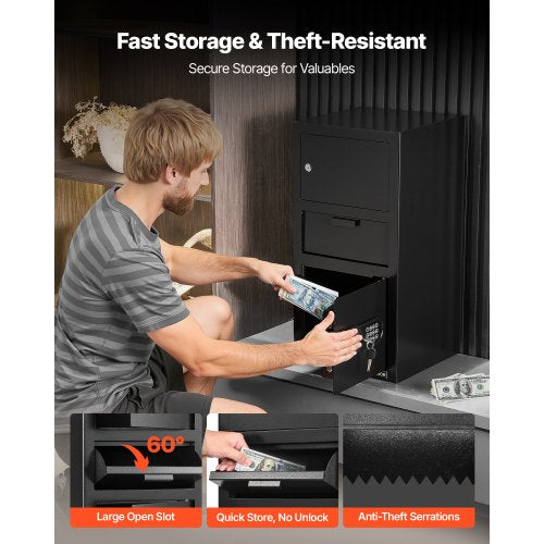 36 Cubic Feet Drop Safe Large Capacity Front Drop Slot Safe Box with Digital