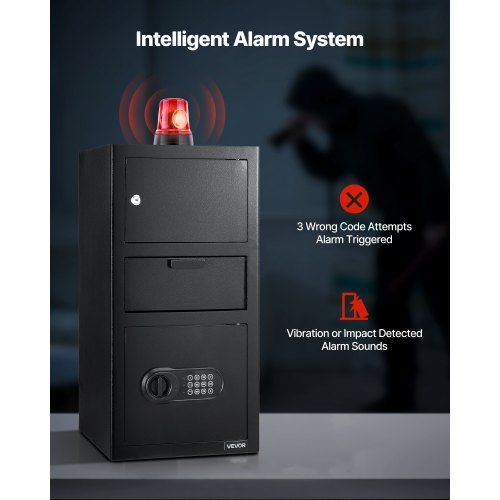 36 Cubic Feet Drop Safe Large Capacity Front Drop Slot Safe Box with Digital