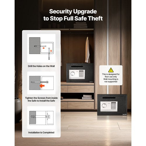06 Cubic Feet Drop Safe Drop Slot Safe Box with Password and Turn Knob