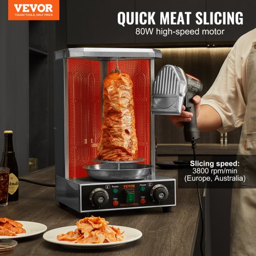 Electric Shawarma Knife 80W Professional Turkish Kebab Knife Commercial 1