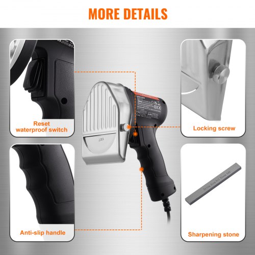 Electric Shawarma Knife 80W Professional Turkish Kebab Knife Commercial 1