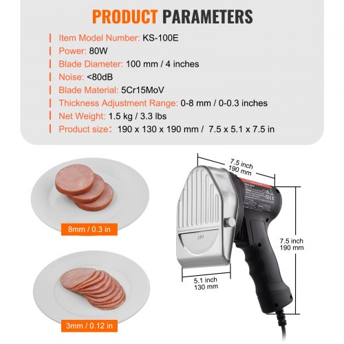 Electric Shawarma Knife 80W Professional Turkish Kebab Knife Commercial 1