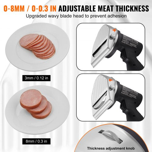 Electric Shawarma Knife 80W Cordless Battery Professional Turkish Knife