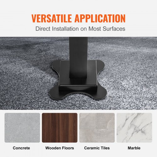 Outdoor Handrail 165LBS Load Handrail Outdoor Stairs Aluminum Stair Handrail
