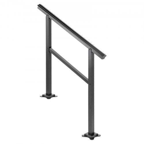 Outdoor Handrail 165LBS Load Handrail Outdoor Stairs Aluminum Stair Handrail