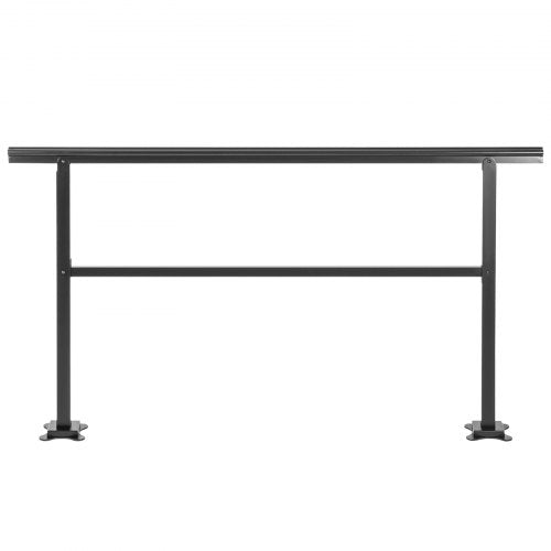Outdoor Handrail 165LBS Load Handrail Outdoor Stairs Aluminum Stair Handrail