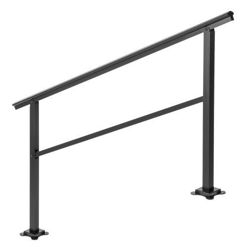 Outdoor Handrail 165LBS Load Handrail Outdoor Stairs Aluminum Stair Handrail