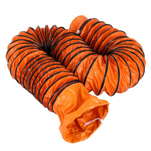 25FT PVC Flexible Duct Hosing for 12 INCH Utility Blower Exhaust Fan 12IN 25FT