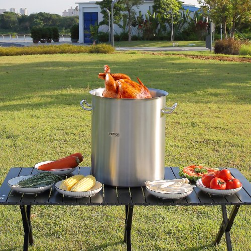 Stainless Steel Stockpot 42 Quart Large Cooking Pots Cookware Sauce Pot