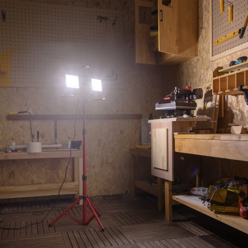 LED Work Light with Stand 2PCS 10000 Lumen Dualhead LED Work Light with Stand
