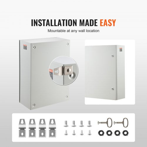 Steel Electrical Box 276 x 197 x 9.8 in Cold Rolled Steel Electrical