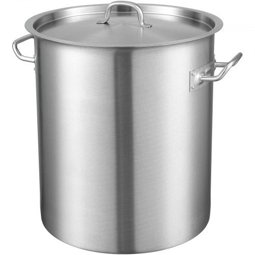 Stainless Steel Stockpot 42 Quart Large Cooking Pots Multipurpose Cookware