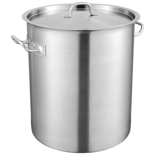 Stainless Steel Stockpot 42 Quart Large Cooking Pots Multipurpose Cookware