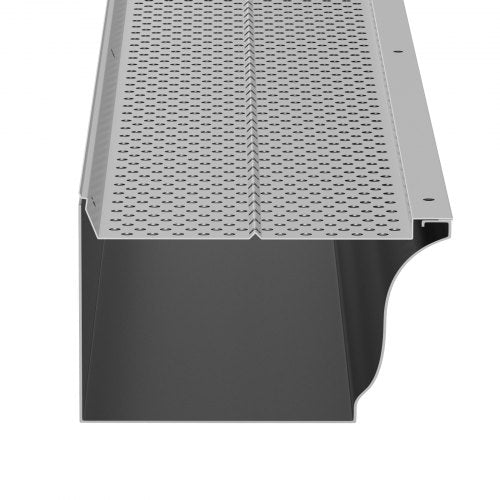 Gutter Guard 5 inch Width Aluminum Leaf Filter DIY Gutter Cover 52 PCS