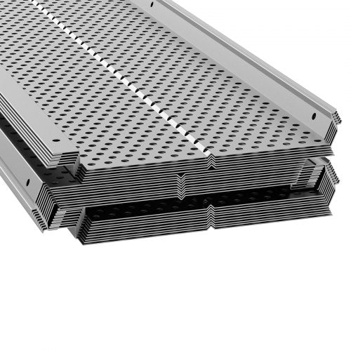 Gutter Guard 6 inch Width Aluminum Leaf Filter DIY Gutter Cover 26 PCS