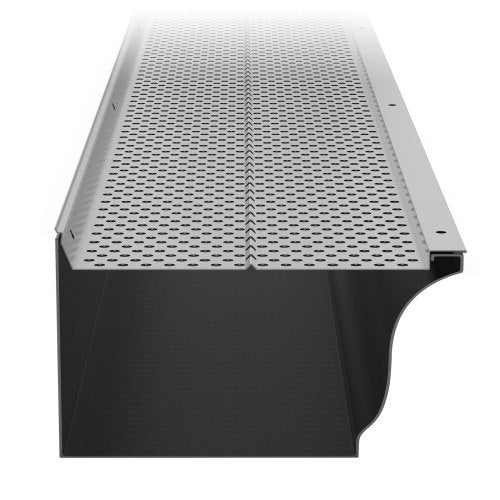 Gutter Guard 6 inch Width Aluminum Leaf Filter DIY Gutter Cover 26 PCS