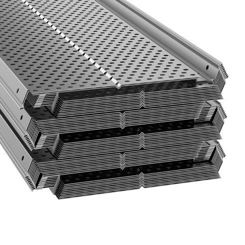 Gutter Guard 6 inch Width Aluminum Leaf Filter DIY Gutter Cover 52 PCS
