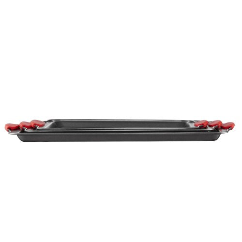 Baking Pans Set 3Piece Nonstick Carbon Steel Cookware Sheets Trays 2