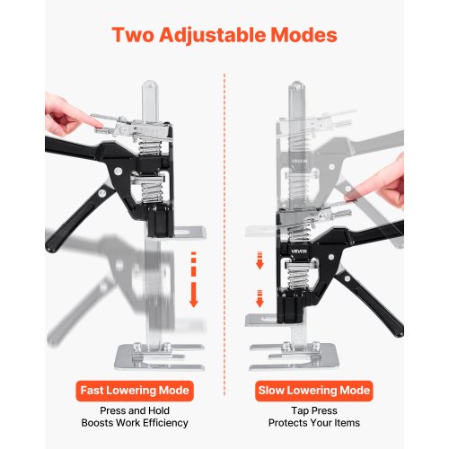 Labor Saving Arm Jack 2 PCS 440 lbs Bearing Capacity Lifting up to 93